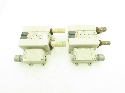 SMC VQ4301-5W Pneumatic Solenoid Valve 2-Station Manifold 24VDC  Lot of 2