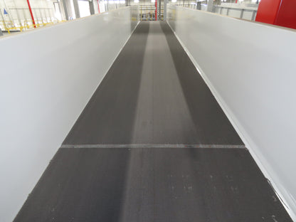 Hytrol HSS 43"x 62' Slider Bed Conveyor 41" Belt 7.5Hp 3PH Center Drive w/VFD