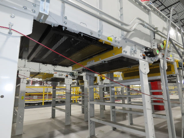 Hytrol HSS 43"x 62' Slider Bed Conveyor 41" Belt 7.5Hp 3PH Center Drive w/VFD