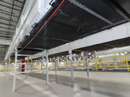 Hytrol HSS 43"x 62' Slider Bed Conveyor 41" Belt 7.5Hp 3PH Center Drive w/VFD