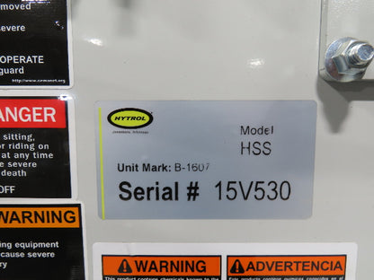 Hytrol HSS 43"x 62' Slider Bed Conveyor 41" Belt 7.5Hp 3PH Center Drive w/VFD