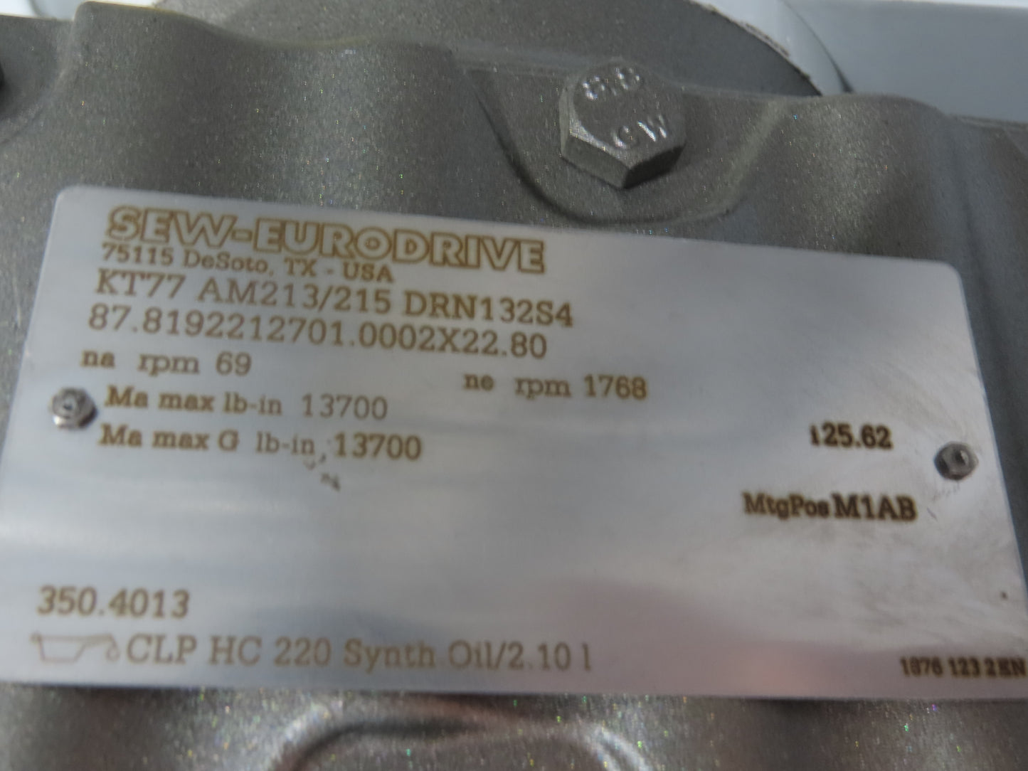 Hytrol HSS 43"x 62' Slider Bed Conveyor 41" Belt 7.5Hp 3PH Center Drive w/VFD