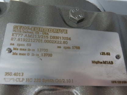 Hytrol HSS 43"x 62' Slider Bed Conveyor 41" Belt 7.5Hp 3PH Center Drive w/VFD