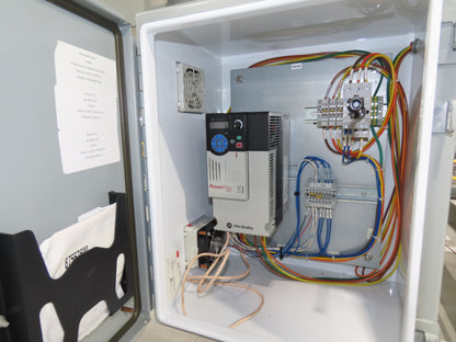 Hytrol HSS 43"x 62' Slider Bed Conveyor 41" Belt 7.5Hp 3PH Center Drive w/VFD