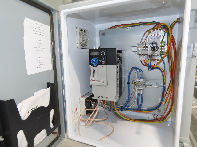 Hytrol HSS 43"x 62' Slider Bed Conveyor 41" Belt 7.5Hp 3PH Center Drive w/VFD