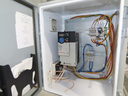 Hytrol HSS 43"x 62' Slider Bed Conveyor 41" Belt 7.5Hp 3PH Center Drive w/VFD