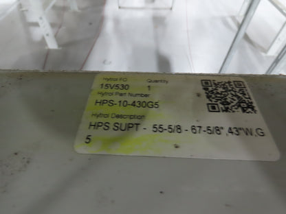 Hytrol HSS 43"x 62' Slider Bed Conveyor 41" Belt 7.5Hp 3PH Center Drive w/VFD