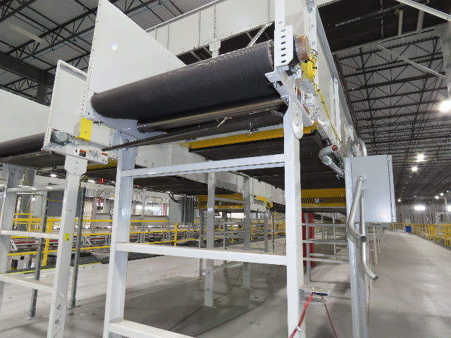 Hytrol HSS 43"x 62' Slider Bed Conveyor 41" Belt 7.5Hp 3PH Center Drive w/VFD