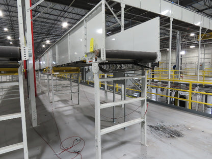 Hytrol HSS 43"x 62' Slider Bed Conveyor 41" Belt 7.5Hp 3PH Center Drive w/VFD