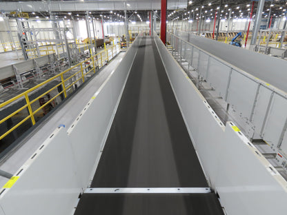 Hytrol HSS 43"x 62' Slider Bed Conveyor 41" Belt 7.5Hp 3PH Center Drive w/VFD