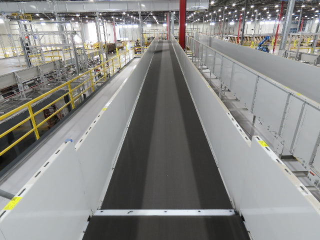 Hytrol HSS 43"x 62' Slider Bed Conveyor 41" Belt 7.5Hp 3PH Center Drive w/VFD