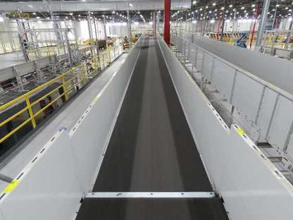 Hytrol HSS 43"x 62' Slider Bed Conveyor 41" Belt 7.5Hp 3PH Center Drive w/VFD