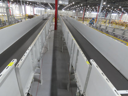 Hytrol HSS 43"x 62' Slider Bed Conveyor 41" Belt 7.5Hp 3PH Center Drive w/VFD