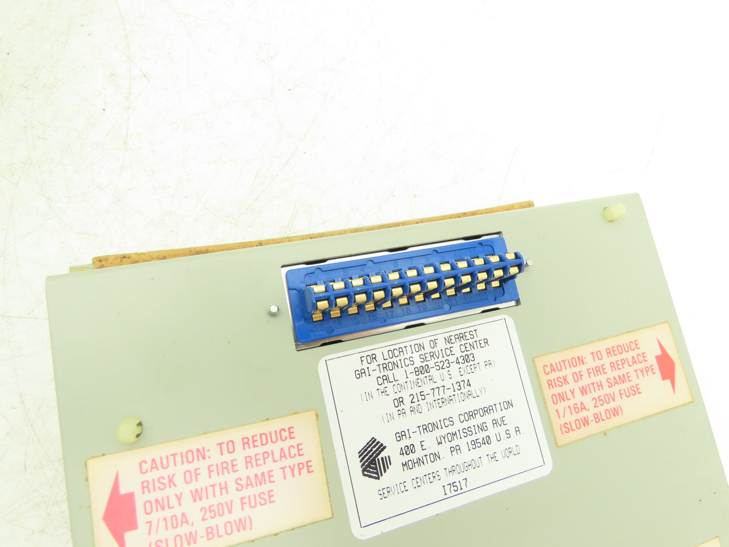 GAI-TRONICS 723-001 PA Intercom Handset/Speaker Amplifier 120V