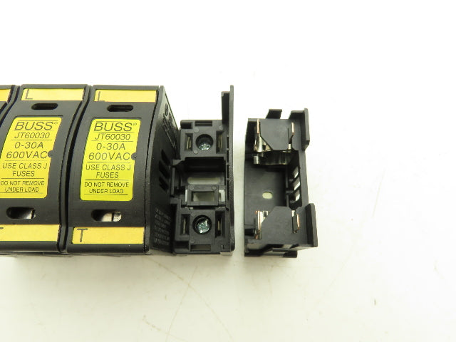 Buss JT60030 Finger-Safe Fuse Holder 0-30A 600V Lot of 24
