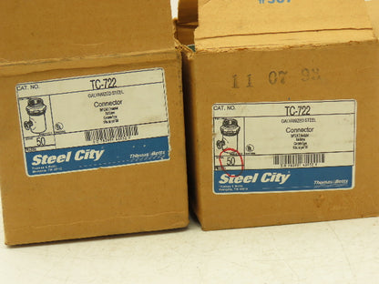 Thomas & Betts TC-722 Steel City Insulated Conduit Fitting 3/4" Lot of 100