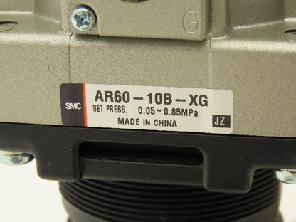 SMC AR60-10B-XG Compressed Air Line Regulator 0.05-0.85MPa 1" NPT