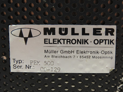 Muller Perkin Elmer PEM500 Multipower Supply Light Control Current Module