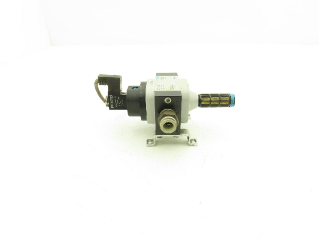 Festo HEE-D-MIDI-24 Pneumatic Air Shut Off Solenoid Valve 24V 1/2" NPT
