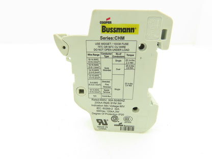 Eaton Bussman CHM1DIU Modular Fuse Holder Indicated Midget 600V 30A Lot of 13