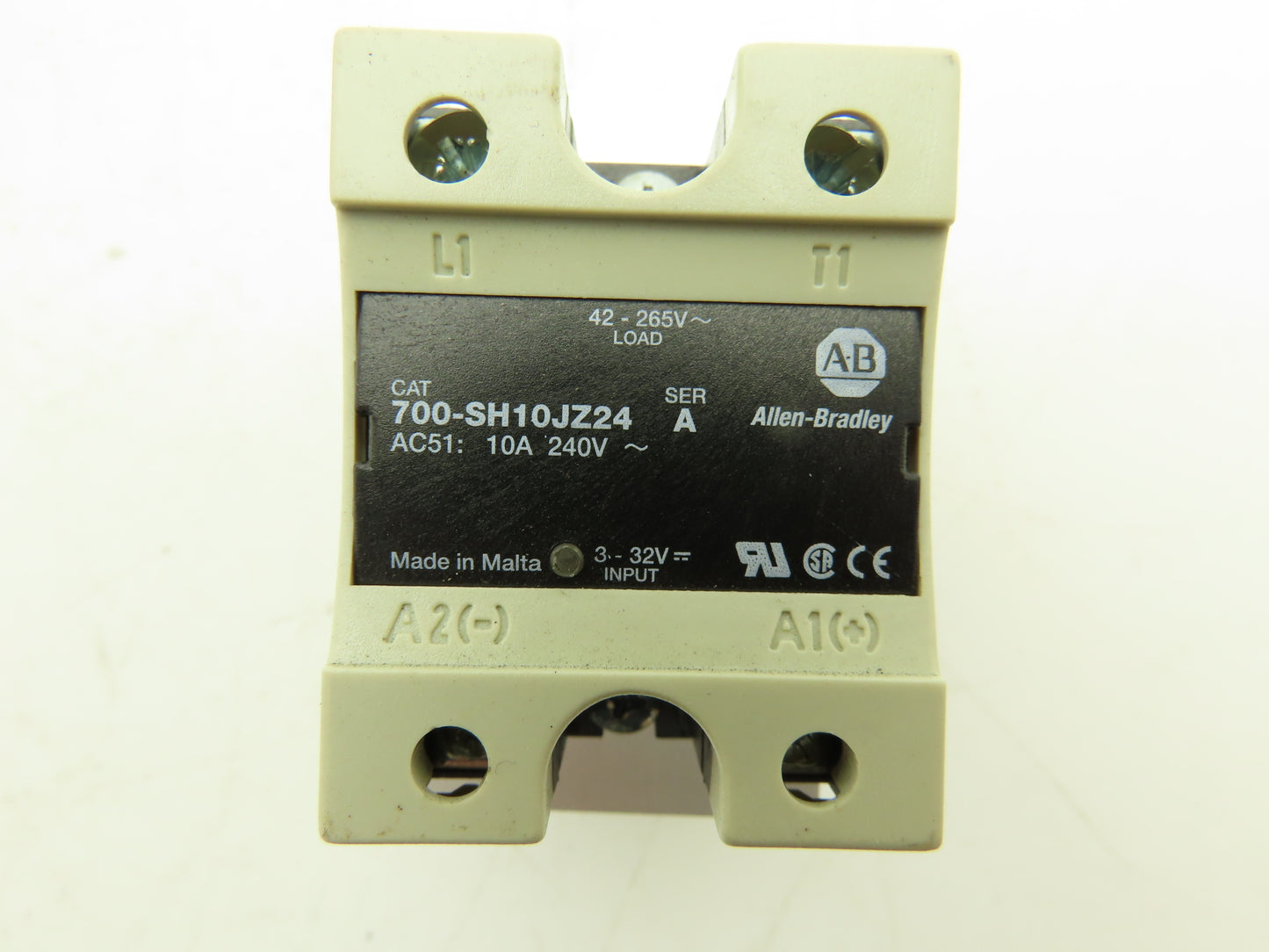 Allen Bradley 700-SH10JZ24 Solid State Relay Ser A 10A at 42-265V AC Lot of 4