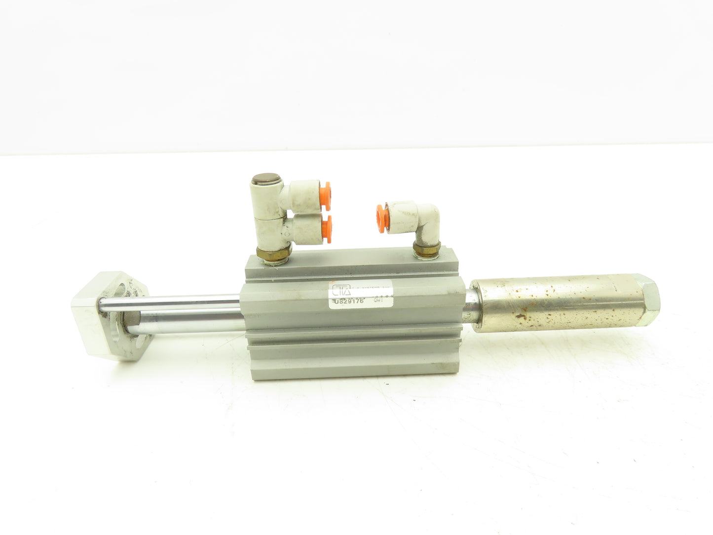 TA Systems US29176 Pneumatic Air Cylinder 2"Adj Stroke Non Rotating Rod Lot of 5