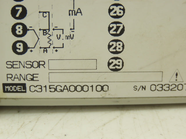 Yamatake SDC31 Digital Temperature Controller 100-240VAC C315GA000100