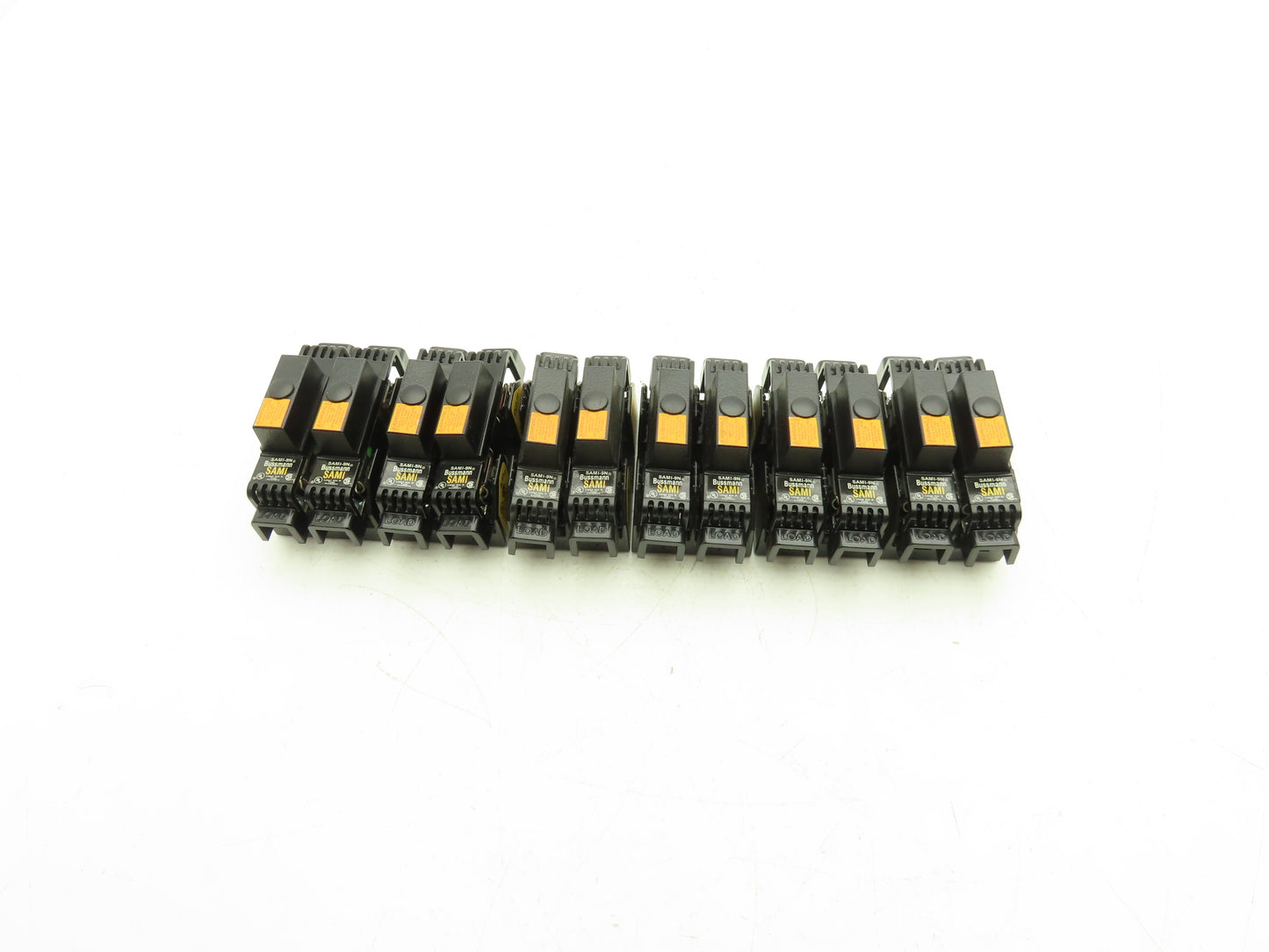 Buss R25030-2PR Fuse Holder 250V 30A Class R SAMI-9N Finger Safe Covers Lot of 6