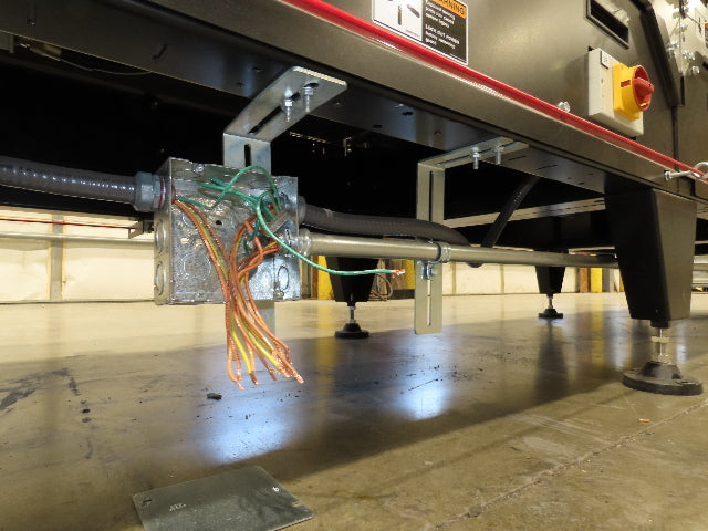 Mantissa 41"x 17' 4" Belt Conveyor 4-Zone High Speed Package Sorting 435fpm