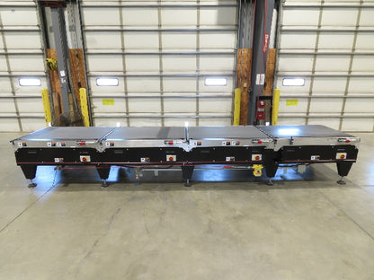 Mantissa 41"x 17' 4" Belt Conveyor 4-Zone High Speed Package Sorting 435fpm
