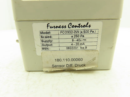 Furness Controls FCO332-2W Model 332 Differential Pressure Transmitter 9-40 VDC