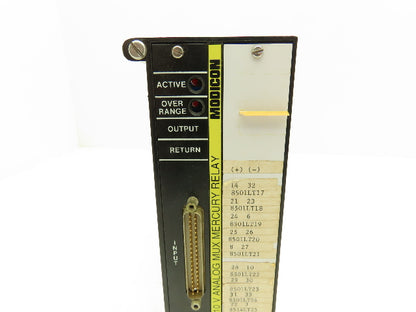 Modicon AS-B258-101 Analog MUX Mercury Relay 0-10V Slot Rack Card