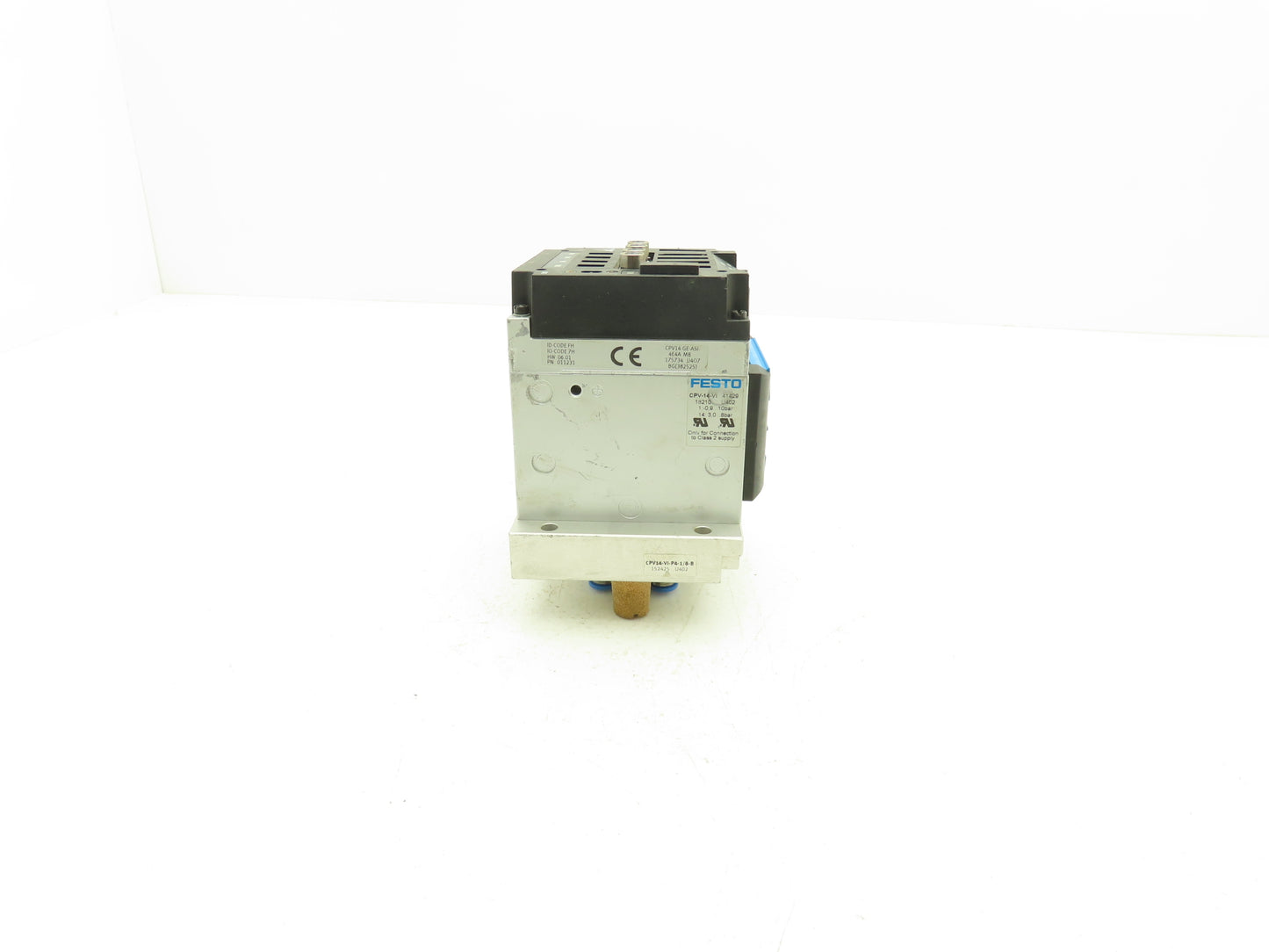 Festo CPV14-VI-P4-1/8-B Pneumatic 4-Station Solenoid Valve Manifold 24VDC 161360