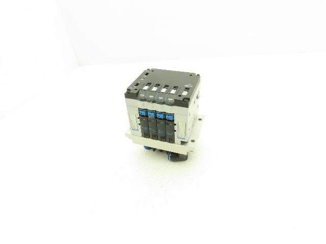 Festo 10P-14-4C-AZ-N-Y-4M+PB 4-Station Solenoid Valve Manifold 24VDC 161360