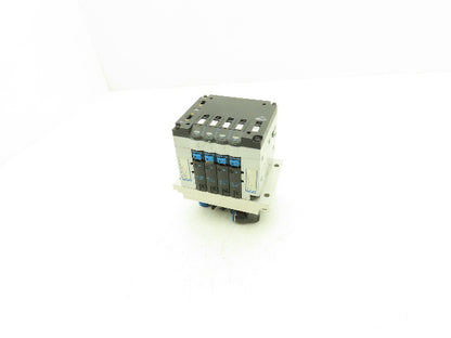 Festo 10P-14-4C-AZ-N-Y-4M+PB 4-Station Solenoid Valve Manifold 24VDC 161360