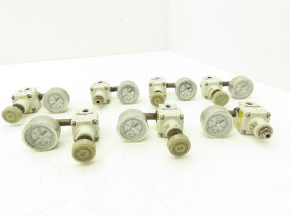 SMC IR1010-N01 IR1010-N01 Precision Pressure Regulator 1/8" NPT 150 PSI Lot of 7