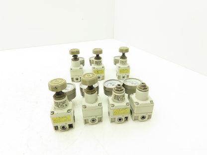 SMC IR1010-N01 IR1010-N01 Precision Pressure Regulator 1/8" NPT 150 PSI Lot of 7