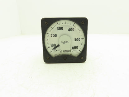 Westinghouse KA-241 Ammeter 600A 5 Amp Type Panel Meter AC Amperes 4"