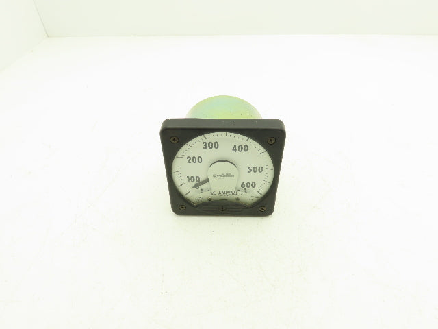 Westinghouse KA-241 Ammeter 600A 5 Amp Type Panel Meter AC Amperes 4"