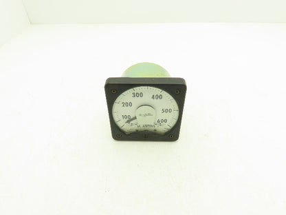 Westinghouse KA-241 Ammeter 600A 5 Amp Type Panel Meter AC Amperes 4"