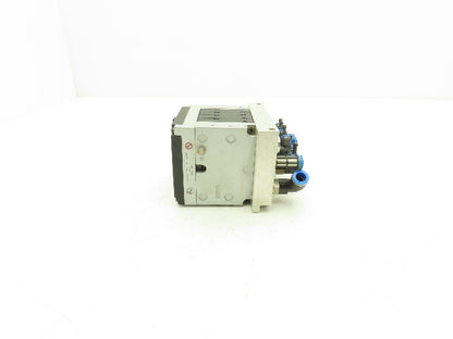Festo 10P-14-4C-AZ-N-Y-4M+PB Pneumatic Air 4-Station Valve Manifold 24VDC