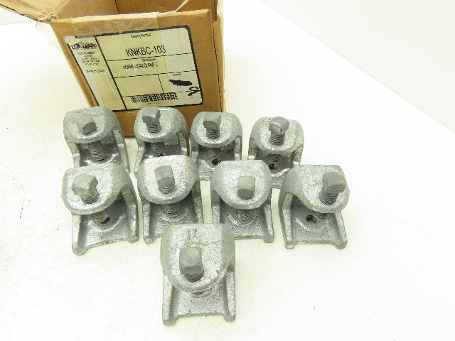 Korns KNKBC-103  1-1/8" Ductile Iron Beam Clamp 1/8-1/2" Beam  Lot of 19