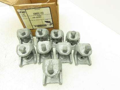 Korns KNKBC-103  1-1/8" Ductile Iron Beam Clamp 1/8-1/2" Beam  Lot of 19
