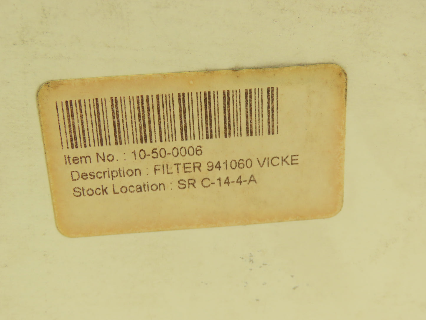 Fluitek Vickers 040068-149R71 Steel Hydraulic Filter Element 941060
