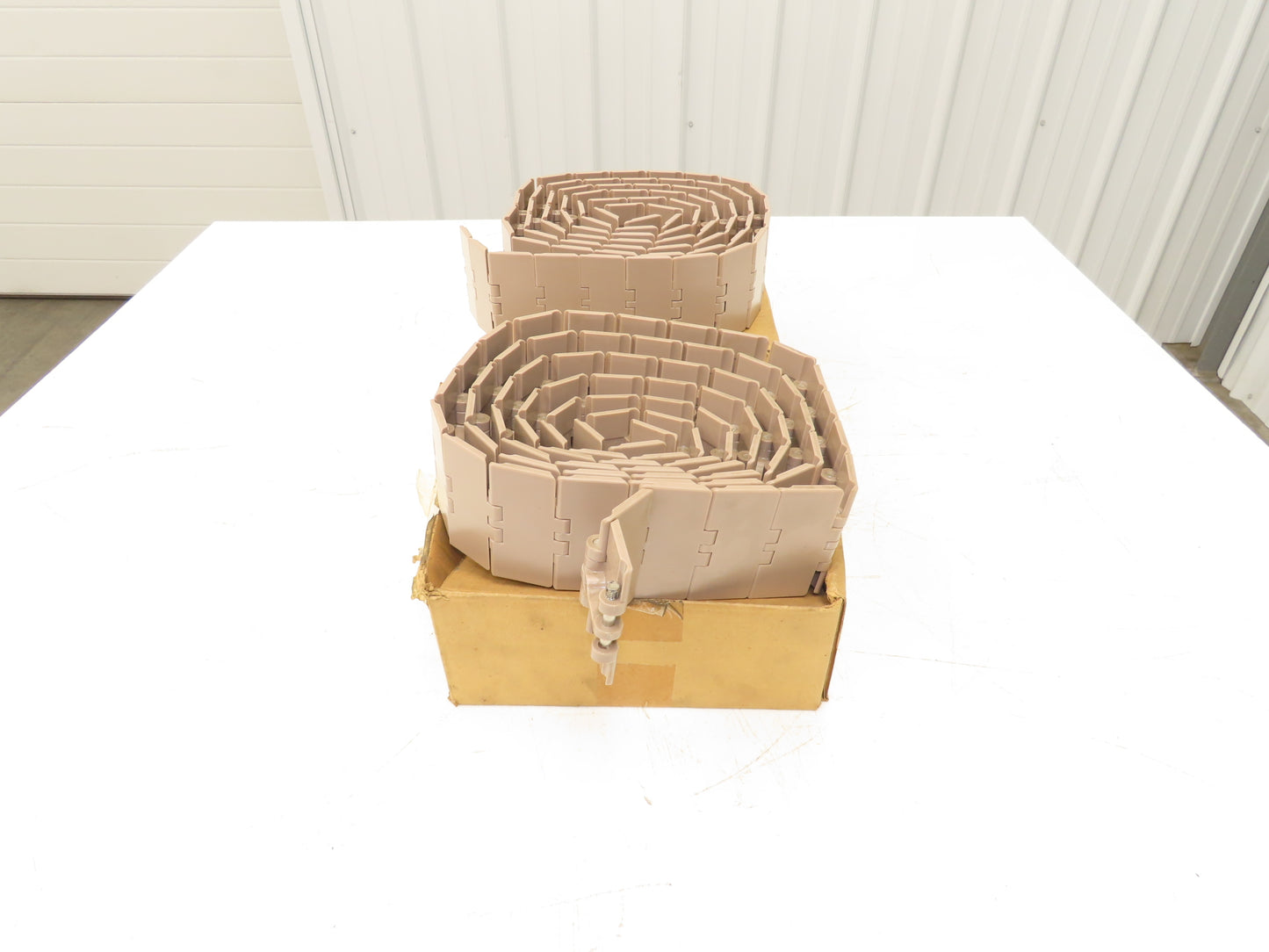 Rexnord LF831K3.25 Straight TableTop Conveyor Chain  3-1/4"x 10'  Lot of 2