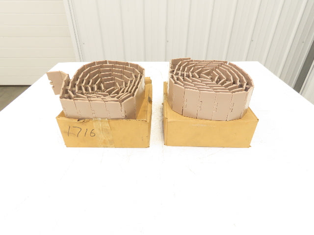 Rexnord LF831K3.25 Straight TableTop Conveyor Chain  3-1/4"x 10'  Lot of 2