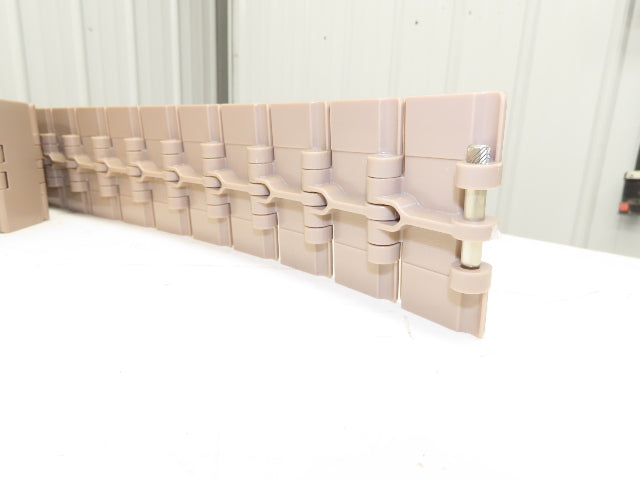 Rexnord LF831K3.25 Straight TableTop Conveyor Chain  3-1/4"x 10'  Lot of 2