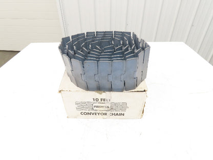 FliteTop DK879TKG/000 TableTop Conveyor Chain Side Flex 4.5"x 10' Gray