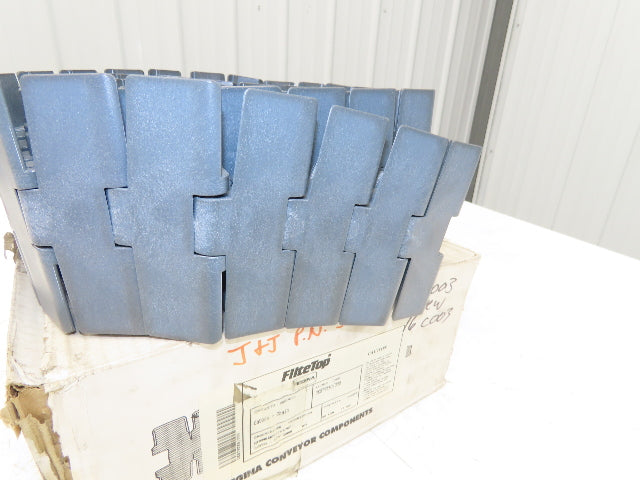 FliteTop DK879TKG/000 TableTop Conveyor Chain Side Flex 4.5"x 10' Gray