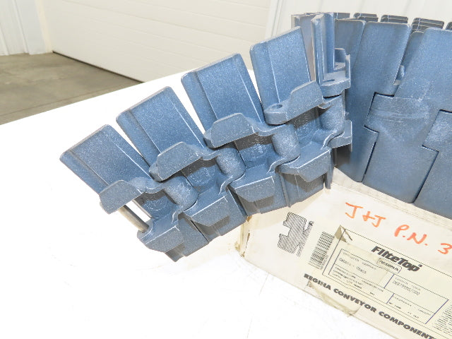 FliteTop DK879TKG/000 TableTop Conveyor Chain Side Flex 4.5"x 10' Gray